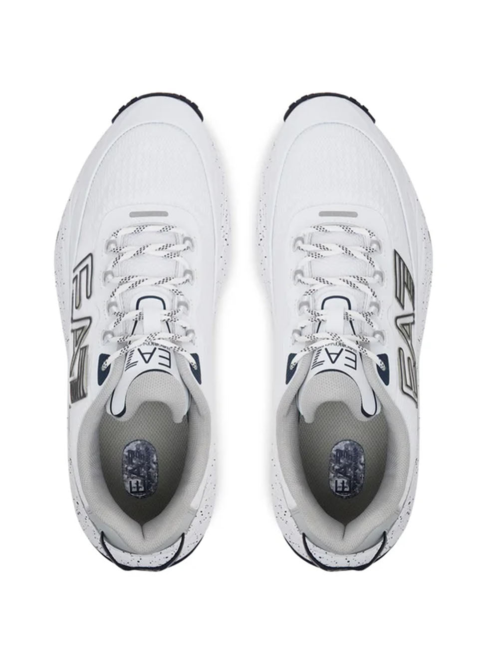 EA7 White & Grey Crusher Distance Sonic Trail Sneakers