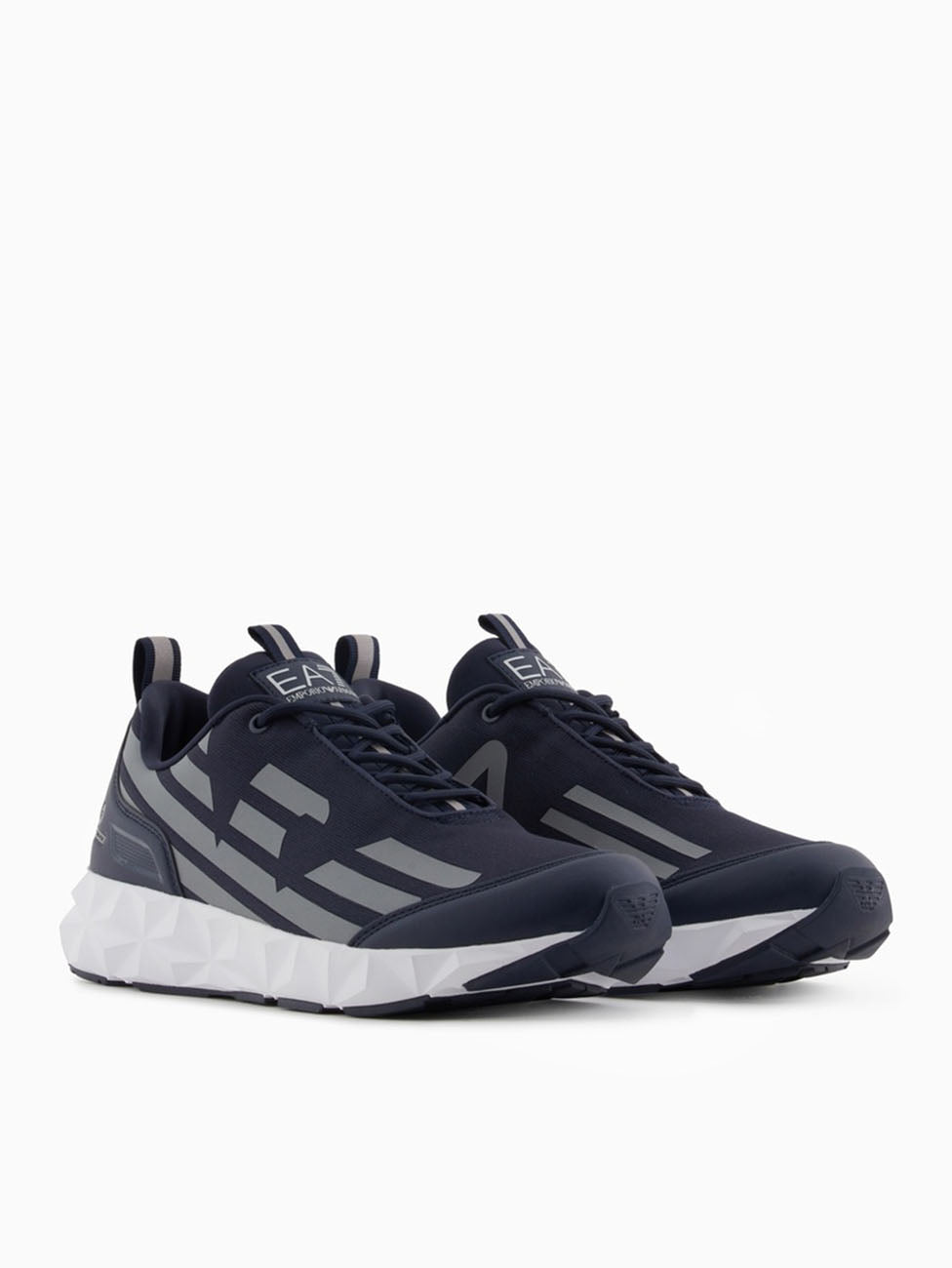 EA7 Navy & Silver Ultimate C2 Kombat Core Sneakers