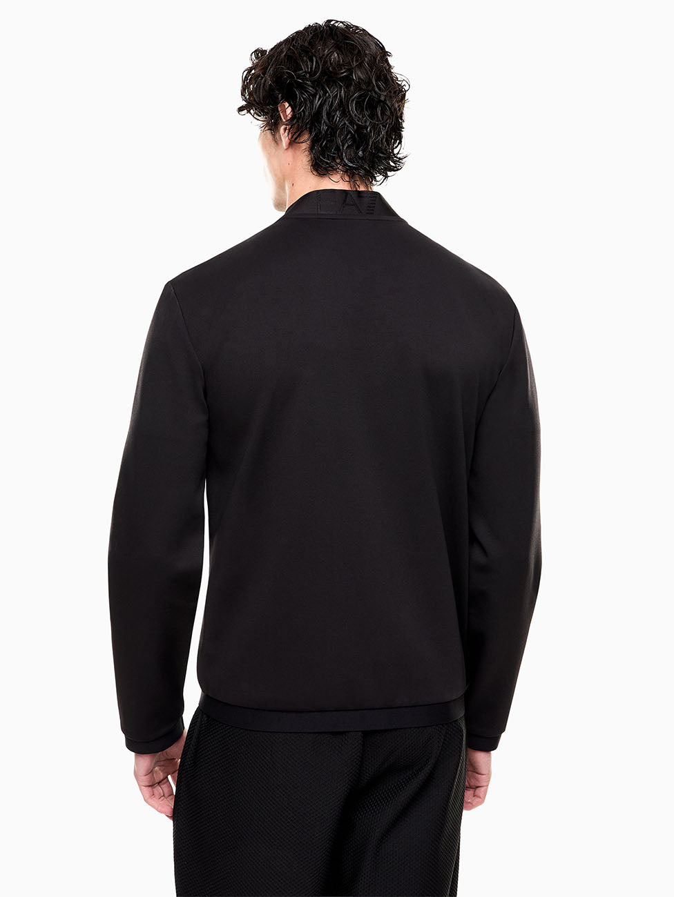 EA7 Stretch Viscose-blend Sweatshirt