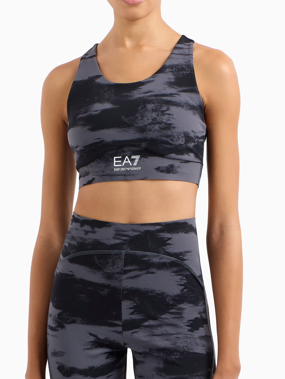 EA7 Dynamic Athlete Vigor7 Technical Fabric Sports Bra