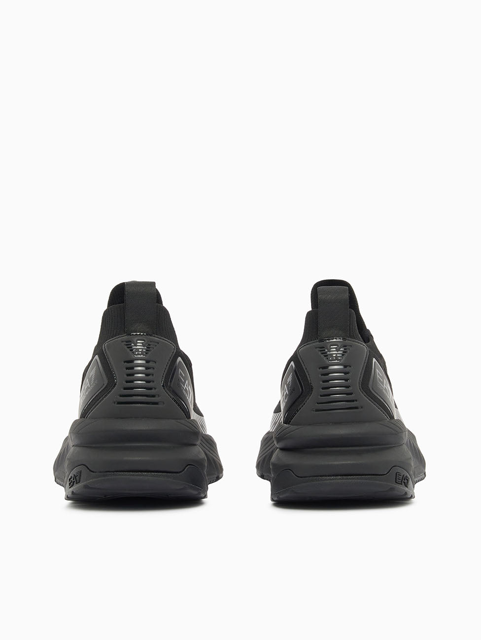 EA7 Triple Black Crusher Sonic Knit sneakers