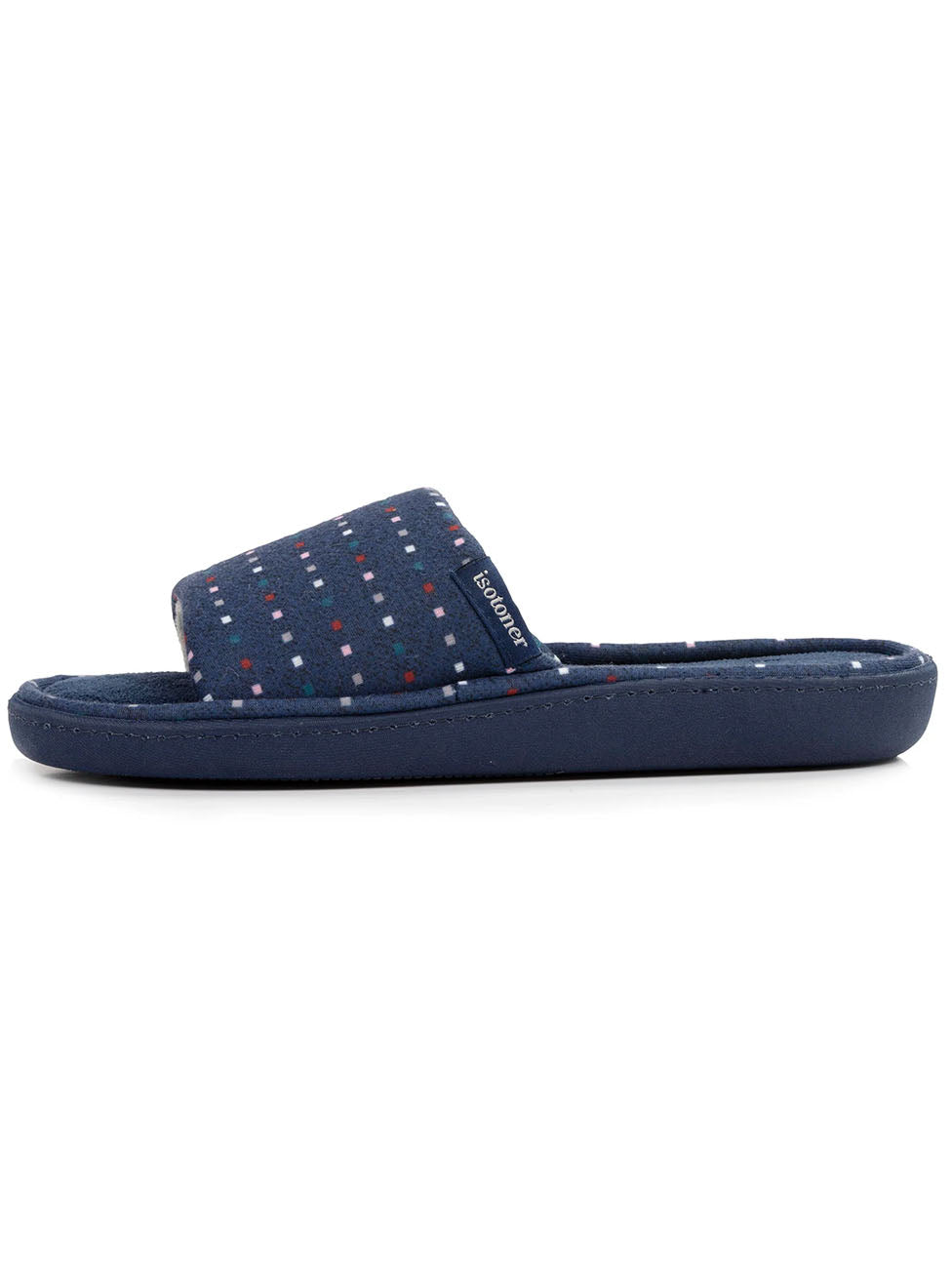 Isotoner Women's Polka Dot Pixel Slippers