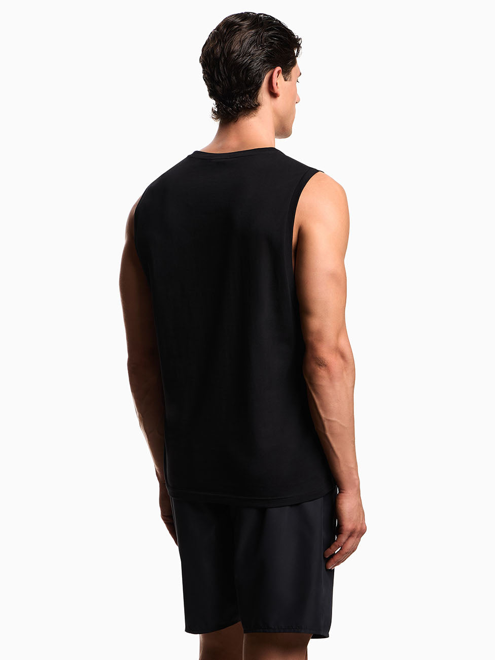 Emporio Armani Sleeveless Black Tank Top