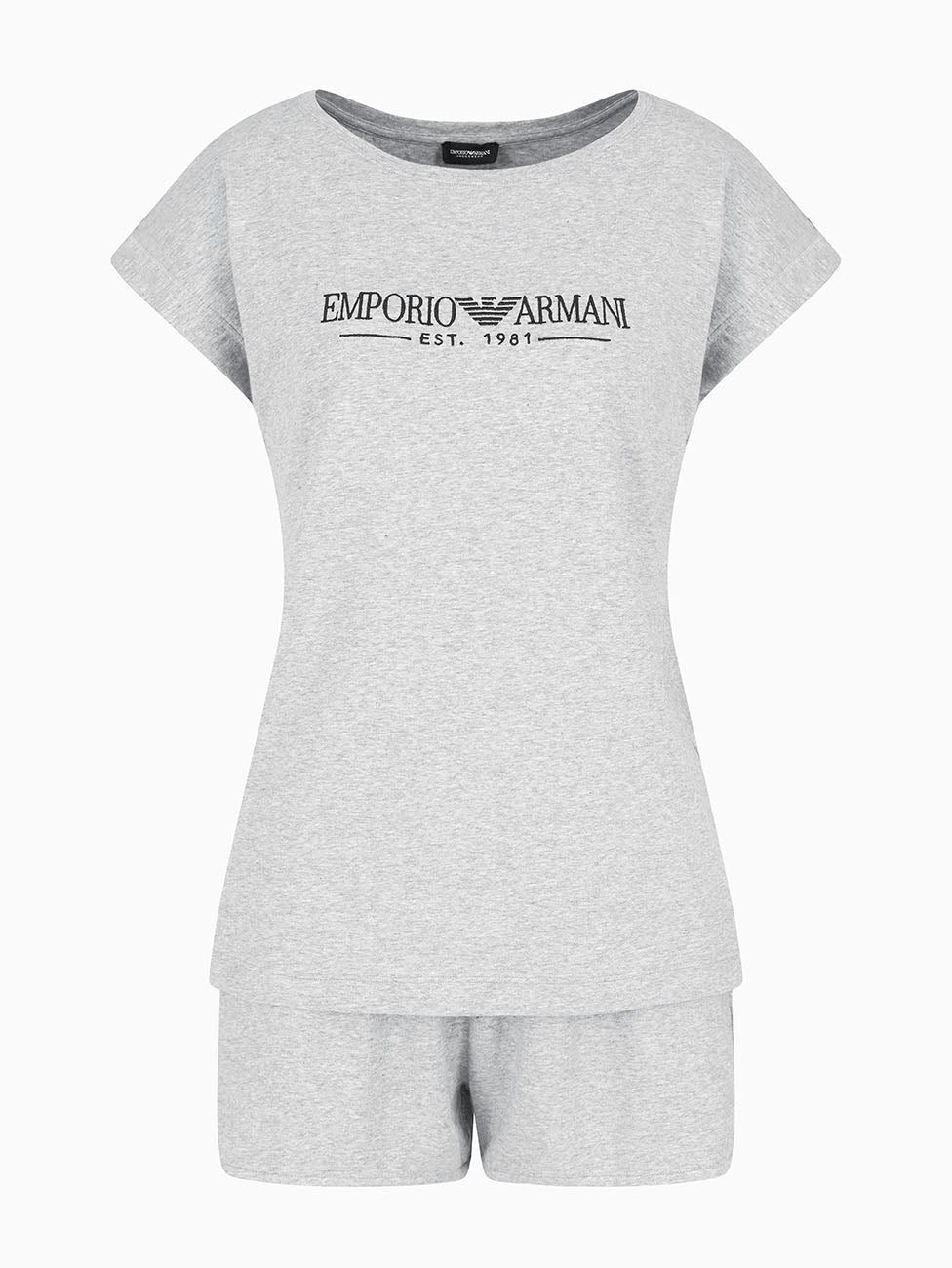Emporio Armani Organic-Cotton Short Pyjamas