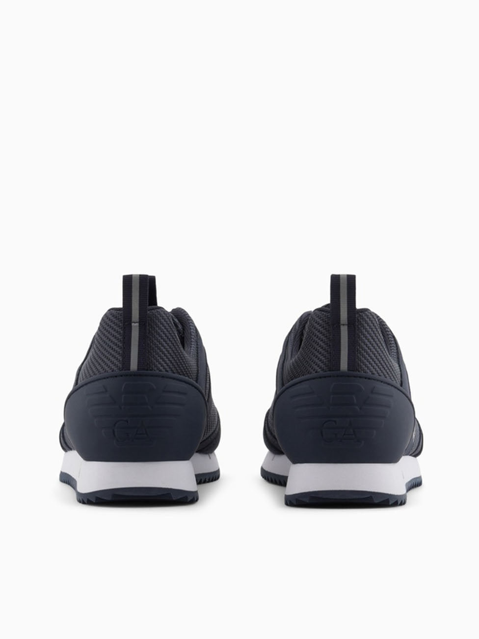 EA7 Navy & Silver Sneakers