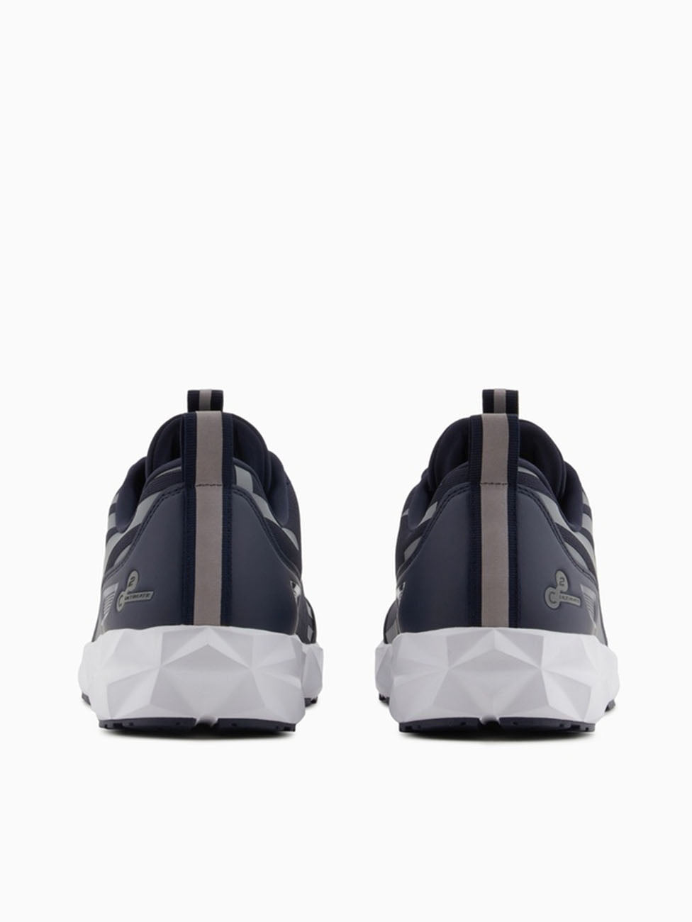 EA7 Navy & Silver Ultimate C2 Kombat Core Sneakers