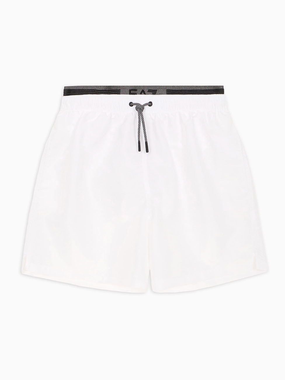 EA7 Logo Series Swim Trunks With Logo Tape