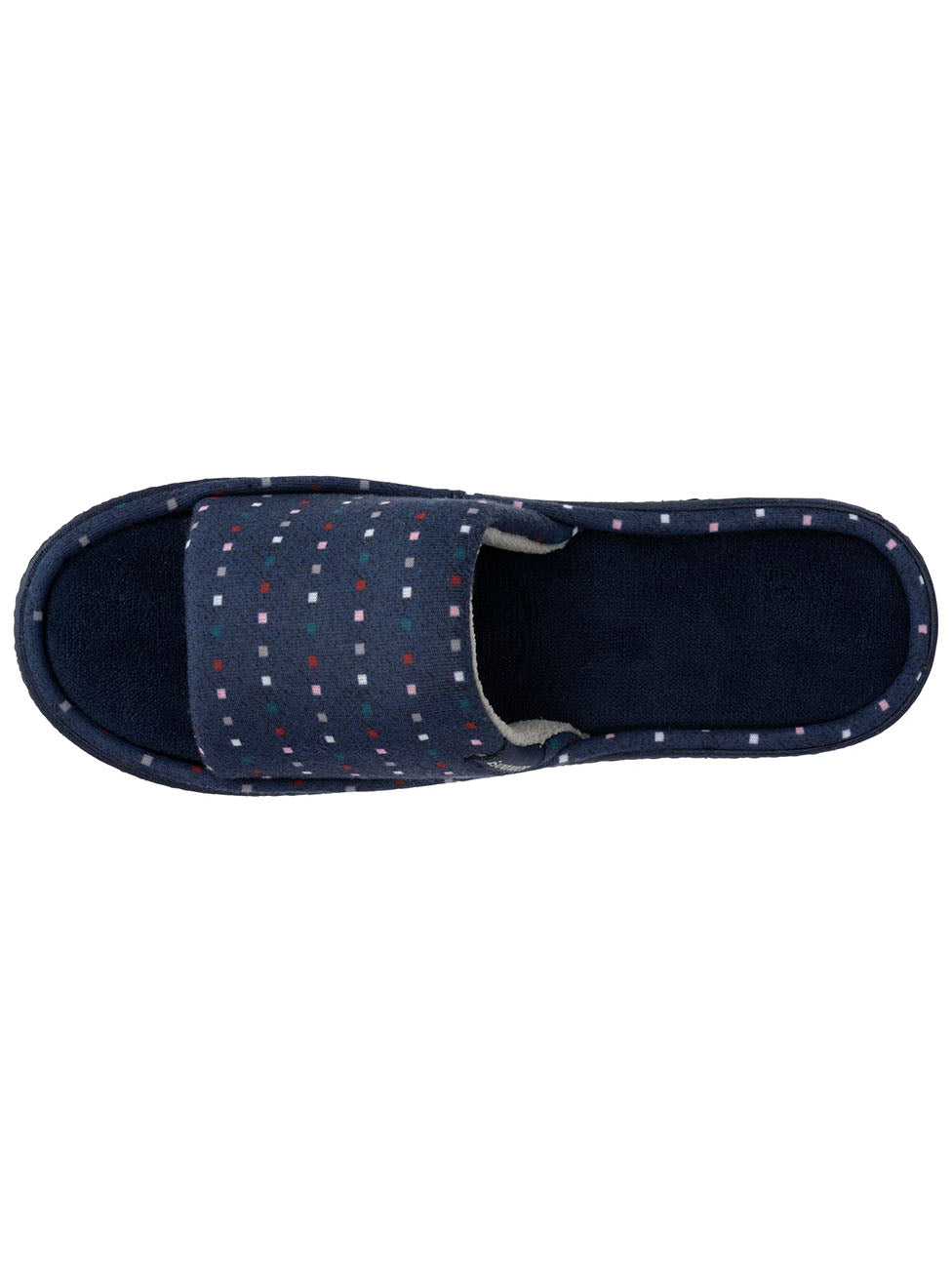 Isotoner Women's Polka Dot Pixel Slippers