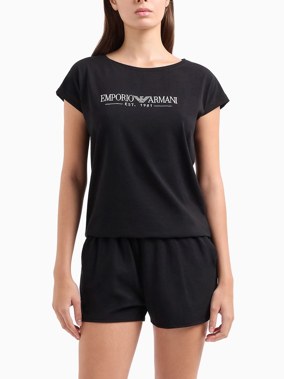 Emporio Armani Organic-Cotton Short Pyjamas