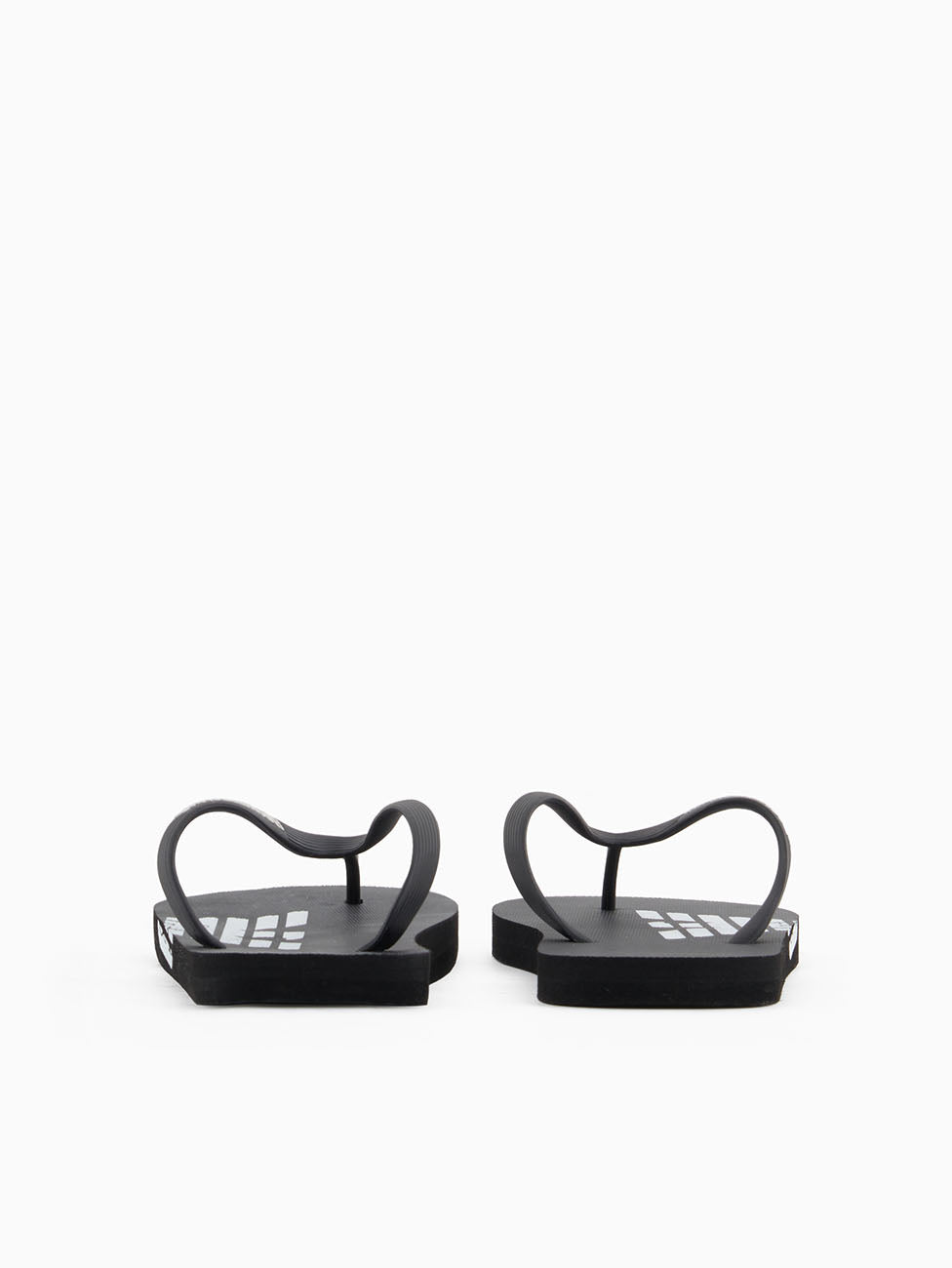 Emporio Armani Black & White Flip Flops