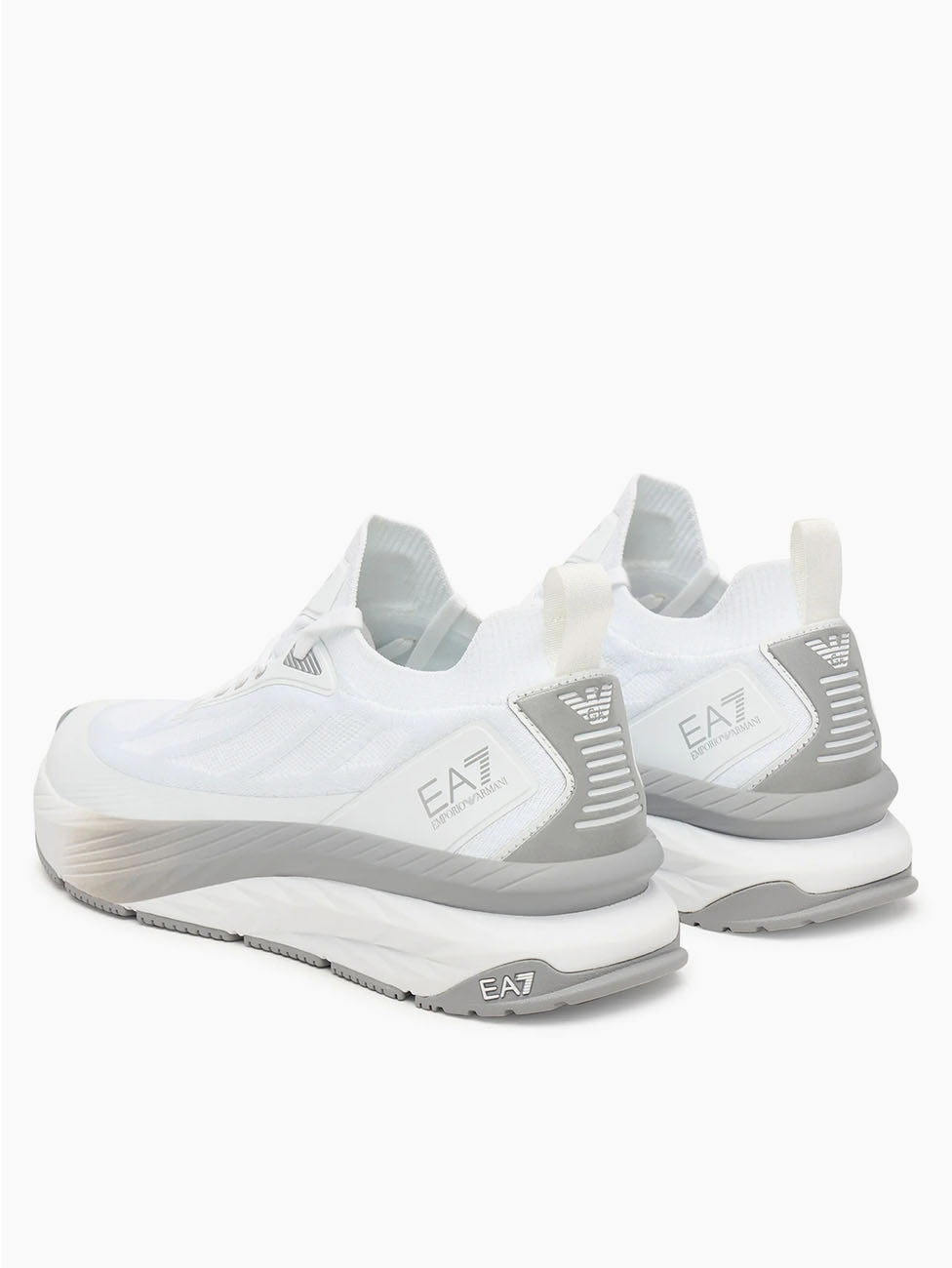 EA7 White Sonic Knit sneakers