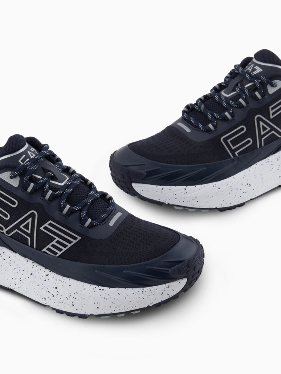 EA7 Navy & Grey Crusher Distance Sonic Trail Sneakers