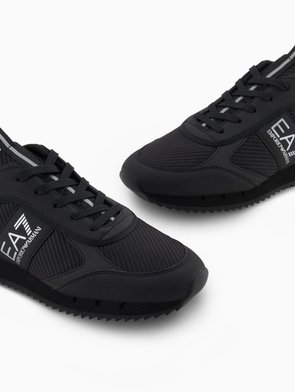 EA7 Triple Black & Silver Sneakers