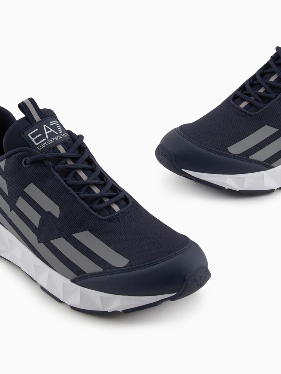 EA7 Navy & Silver Ultimate C2 Kombat Core Sneakers