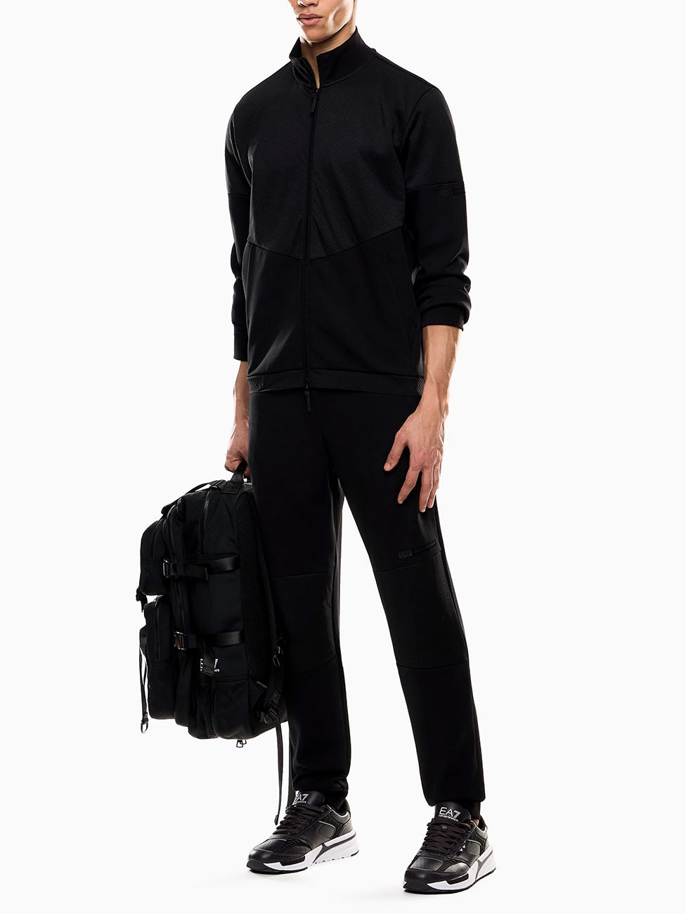 EA7 Cotton-Blend Tracksuit