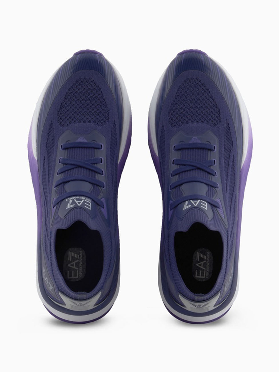 EA7 Medieval Blue Crusher Sonic Knit Sneakers