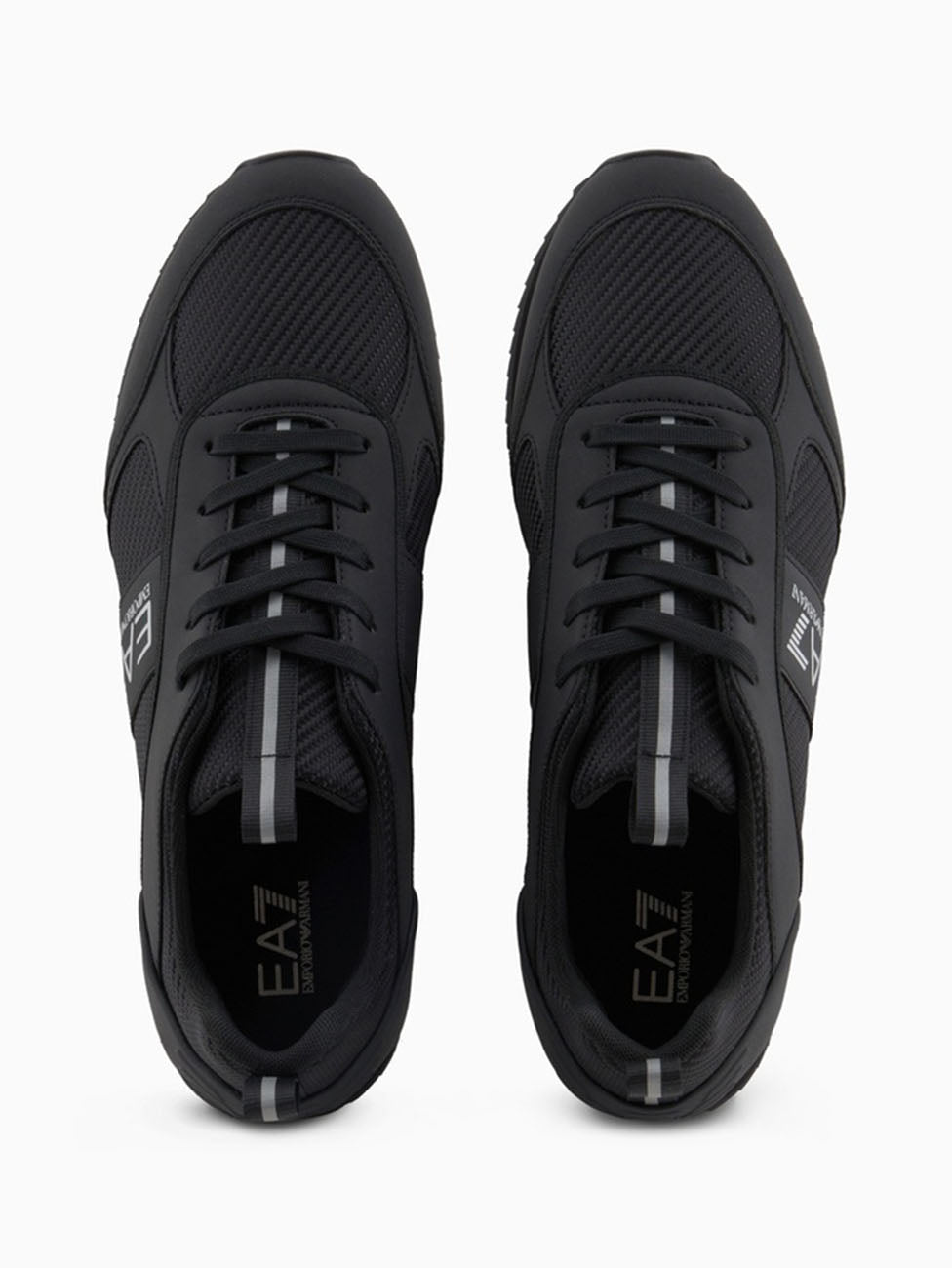 EA7 Triple Black & Silver Sneakers