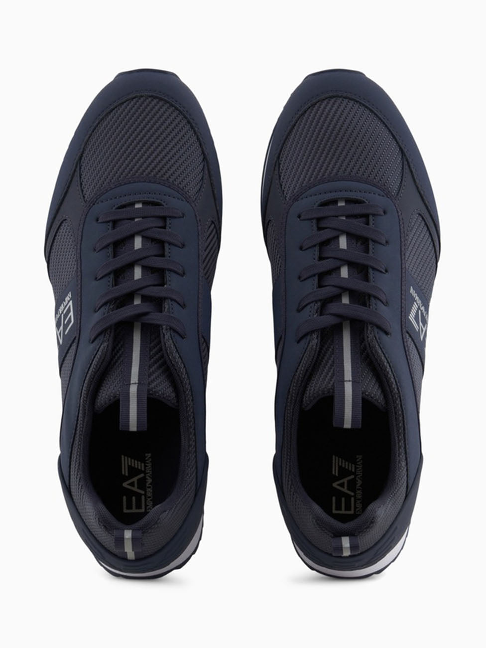 EA7 Navy & Silver Sneakers