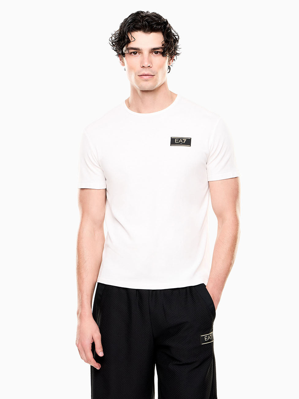 EA7 Premium Label Crew-neck T-Shirt
