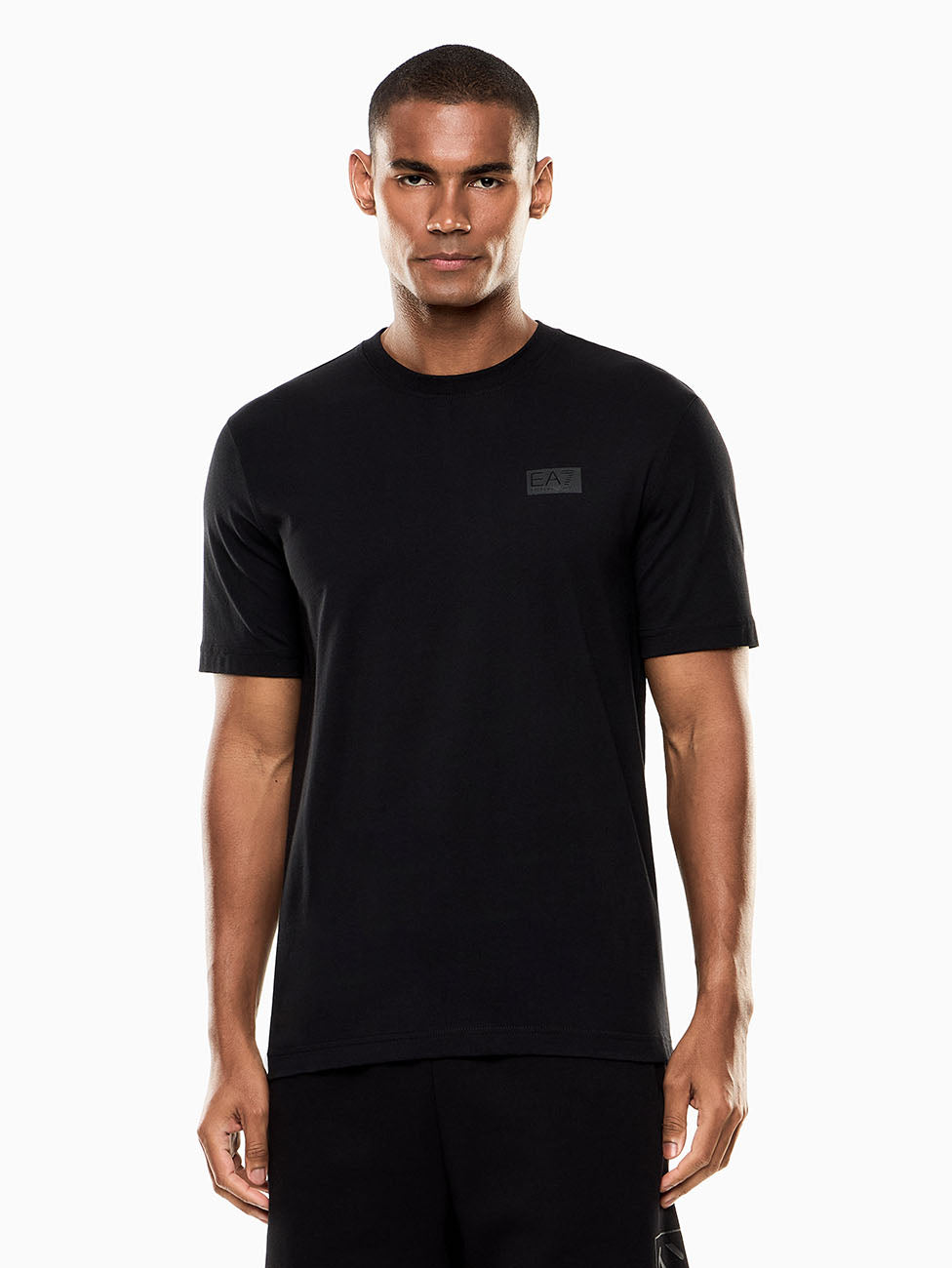 EA7 Train Logo Series Cotton T-shirt