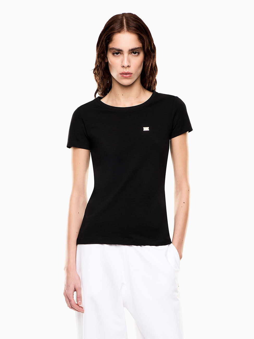 EA7 Core Lady Stretch-jersey T-shirt