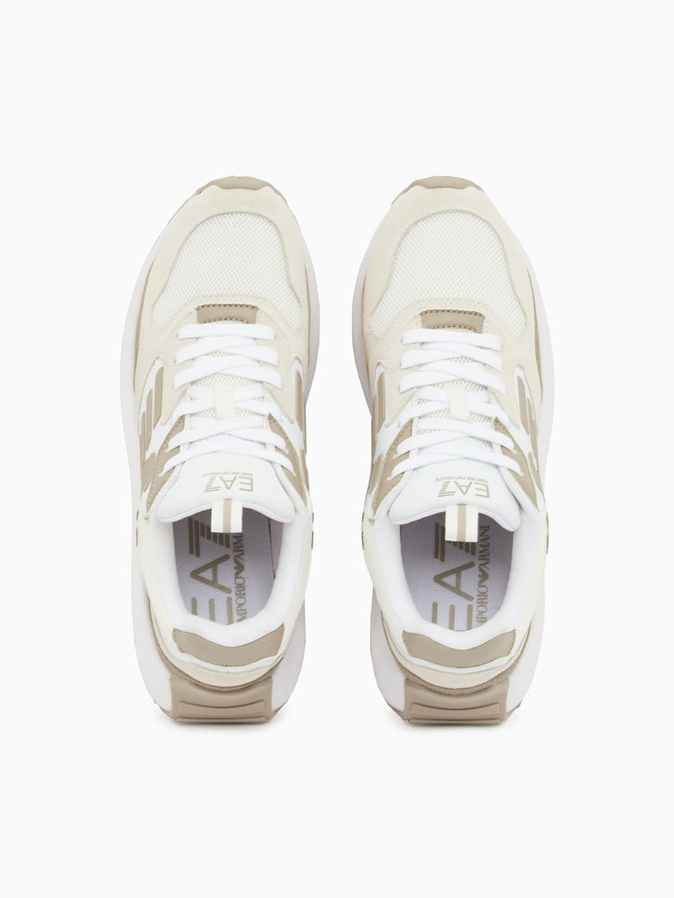 EA7 Beige Wader Vintage Sneakers