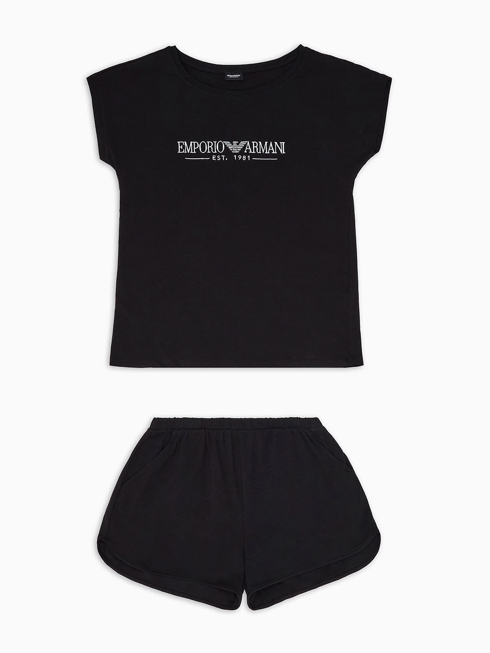 Emporio Armani Organic-Cotton Short Pyjamas