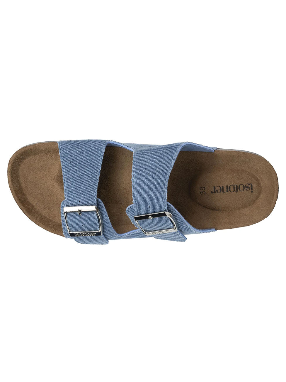 Isotoner Women's Double Strap Denim Slippers