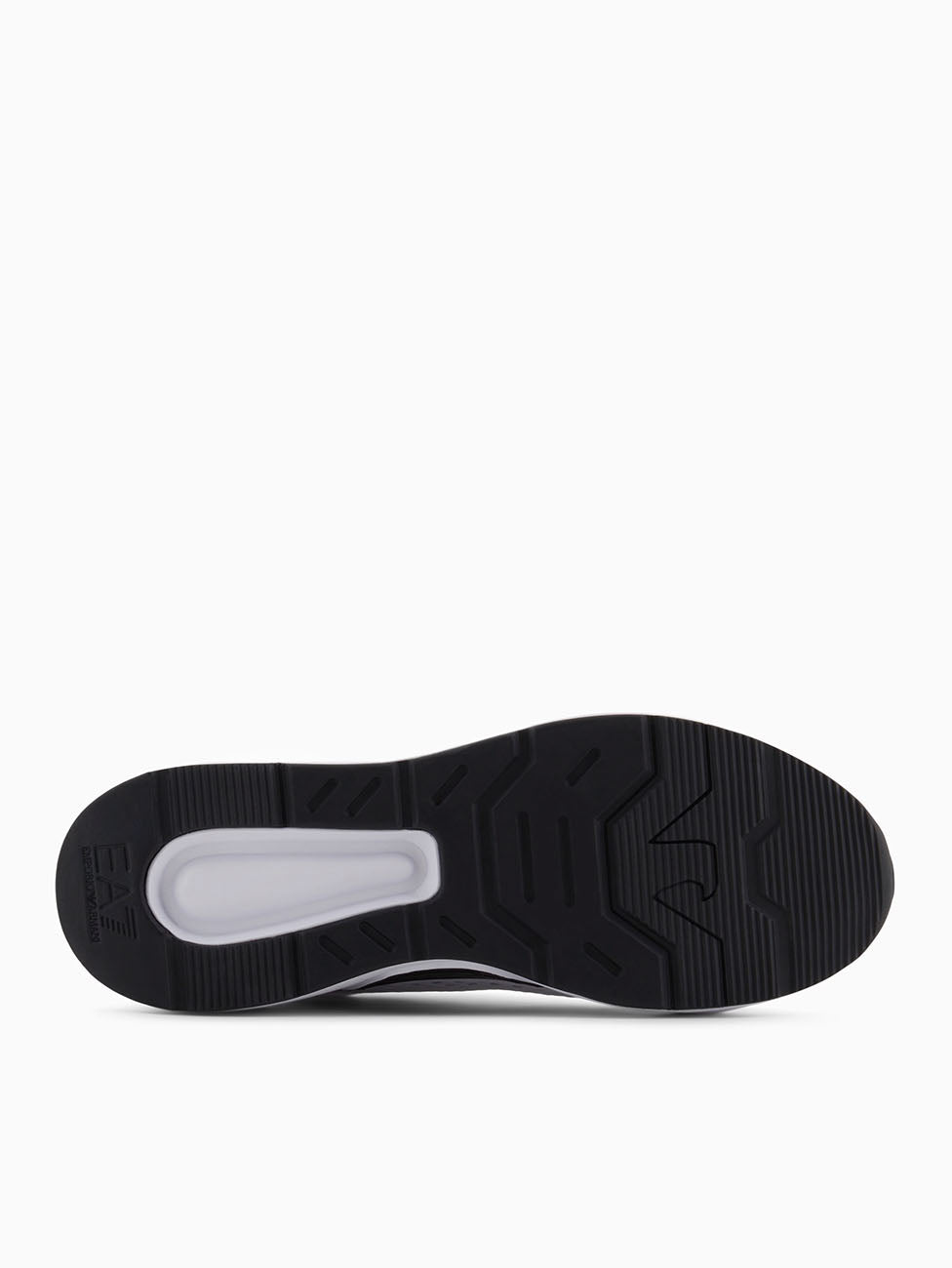 EA7 Opt.White & Black Ace Runner Mesh Sneakers