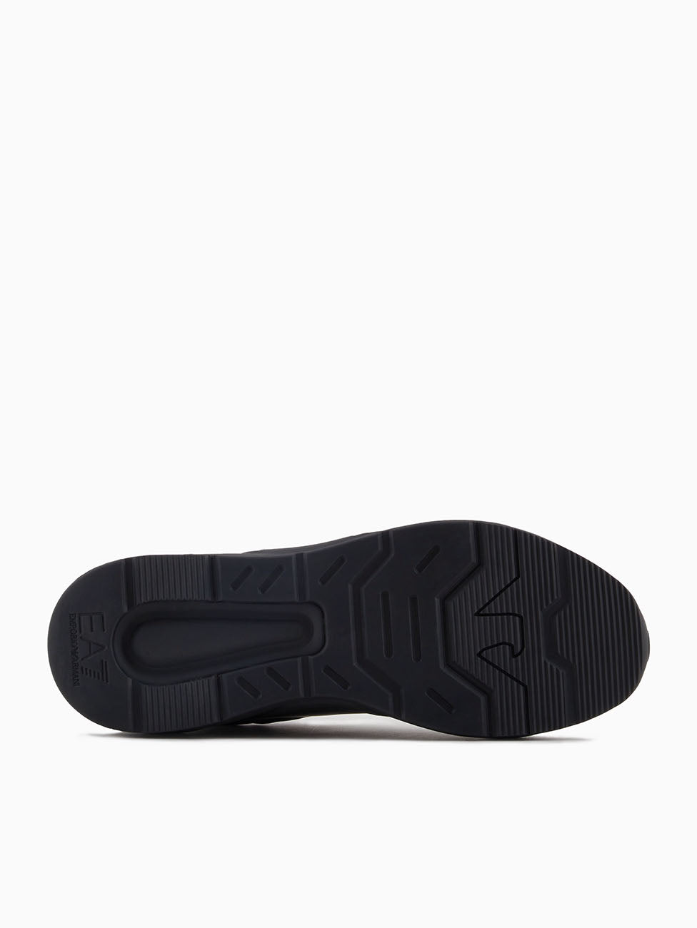 EA7 Triple Black Ace Runner Monogram Sneakers