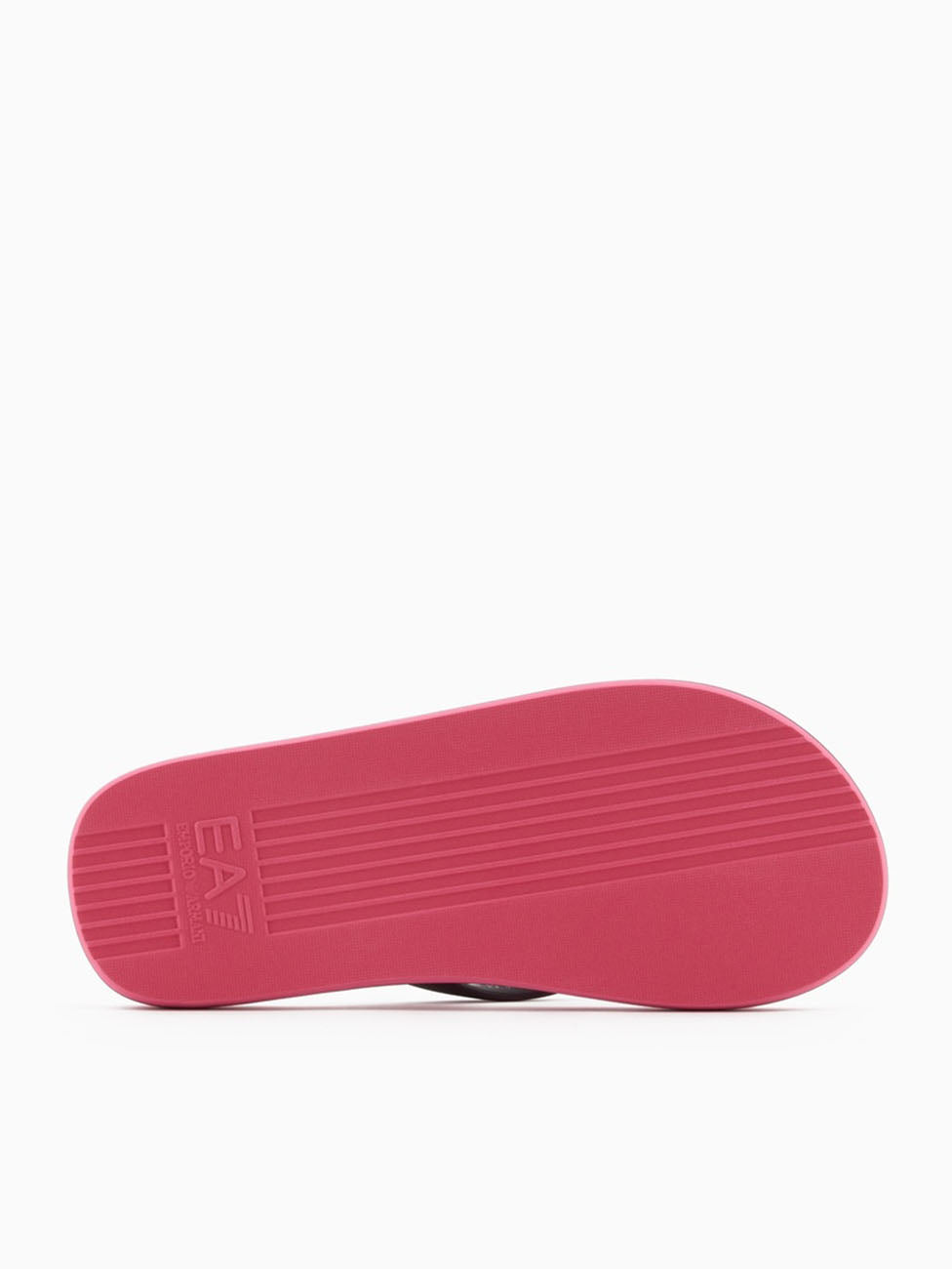 EA7 Pink & Black Rubber Flip Flops