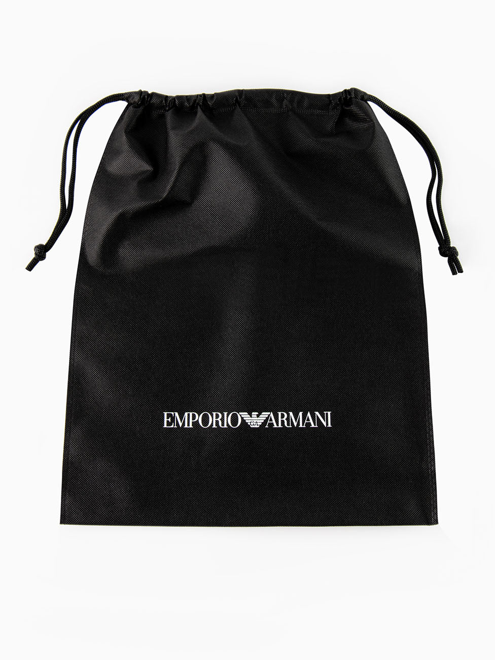 Emporio Armani Black & White Logo Band Slippers