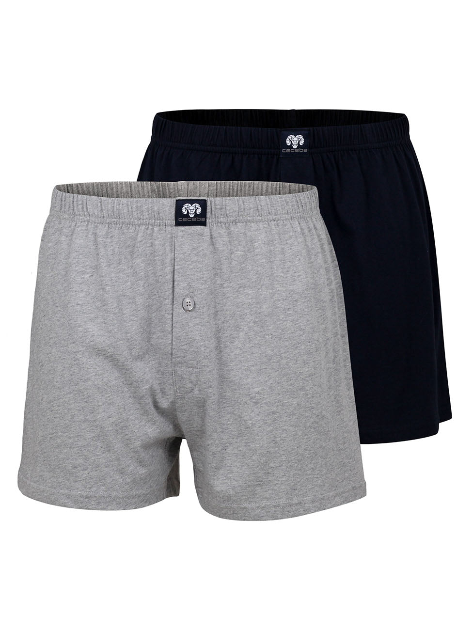 Ceceba Plain Daytona Men's Boxers (Pack of 2)