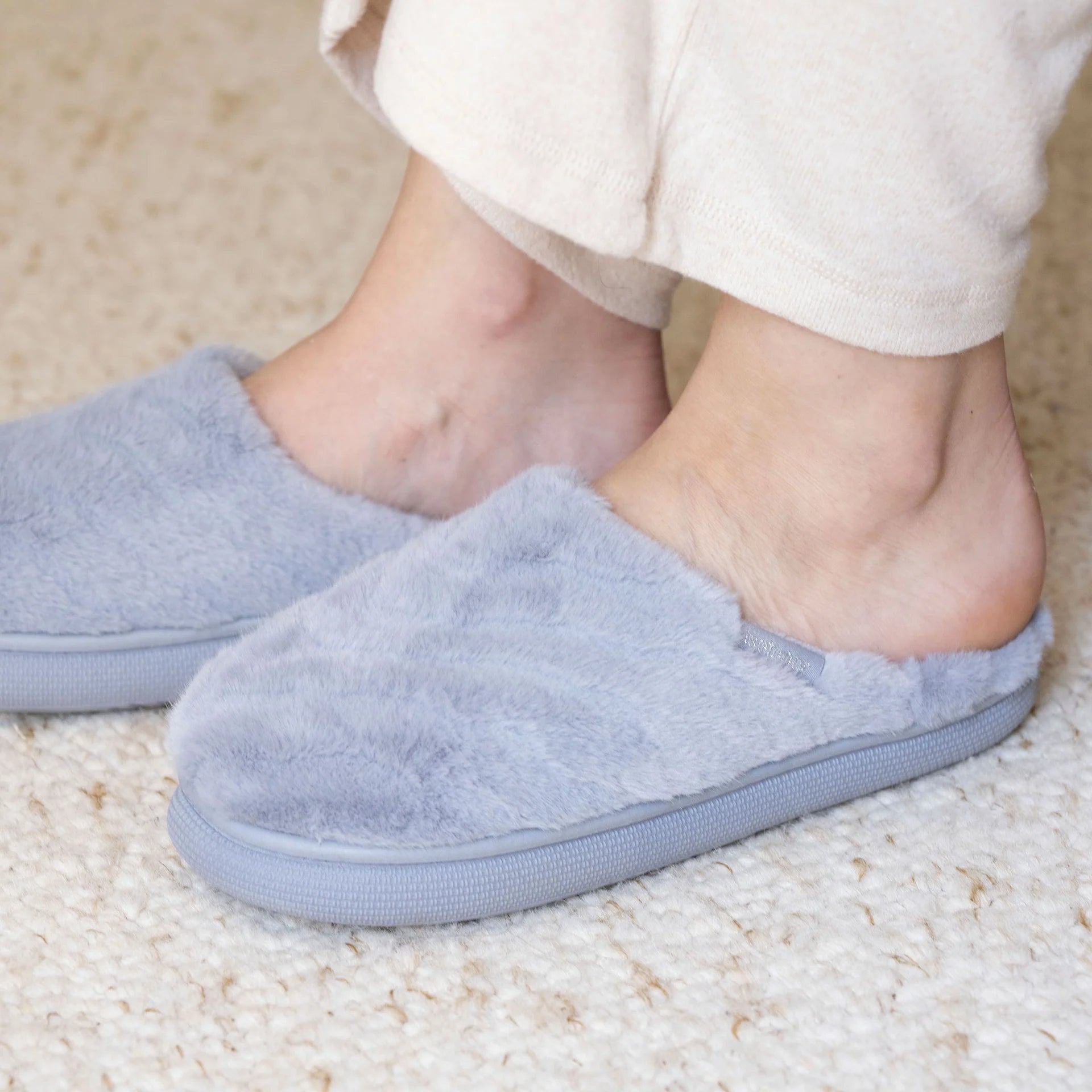 Isotoner Grey Bloup Women's Slippers