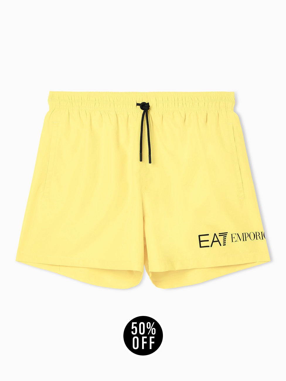 EA7 Cyber Yellow ASV Swim Shorts