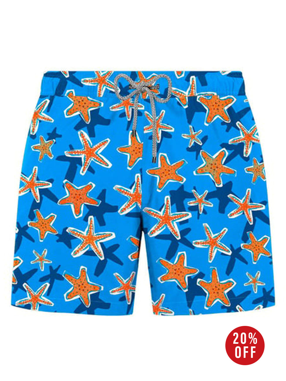 John Frank Gts All Over Printed Swimshorts Starfish Blue