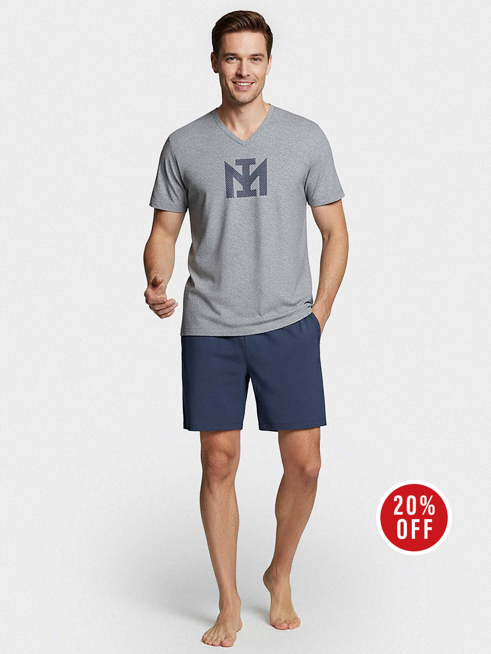 Impetus Men's Cotton Short Pyjama