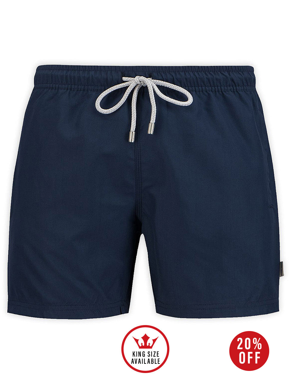John Frank Navy Unique Color Swimshorts