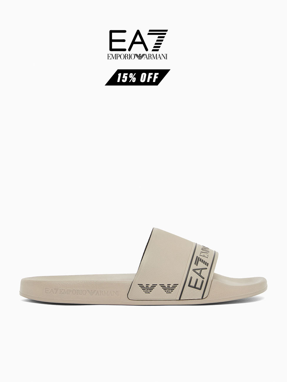 EA7 Beige Slippers