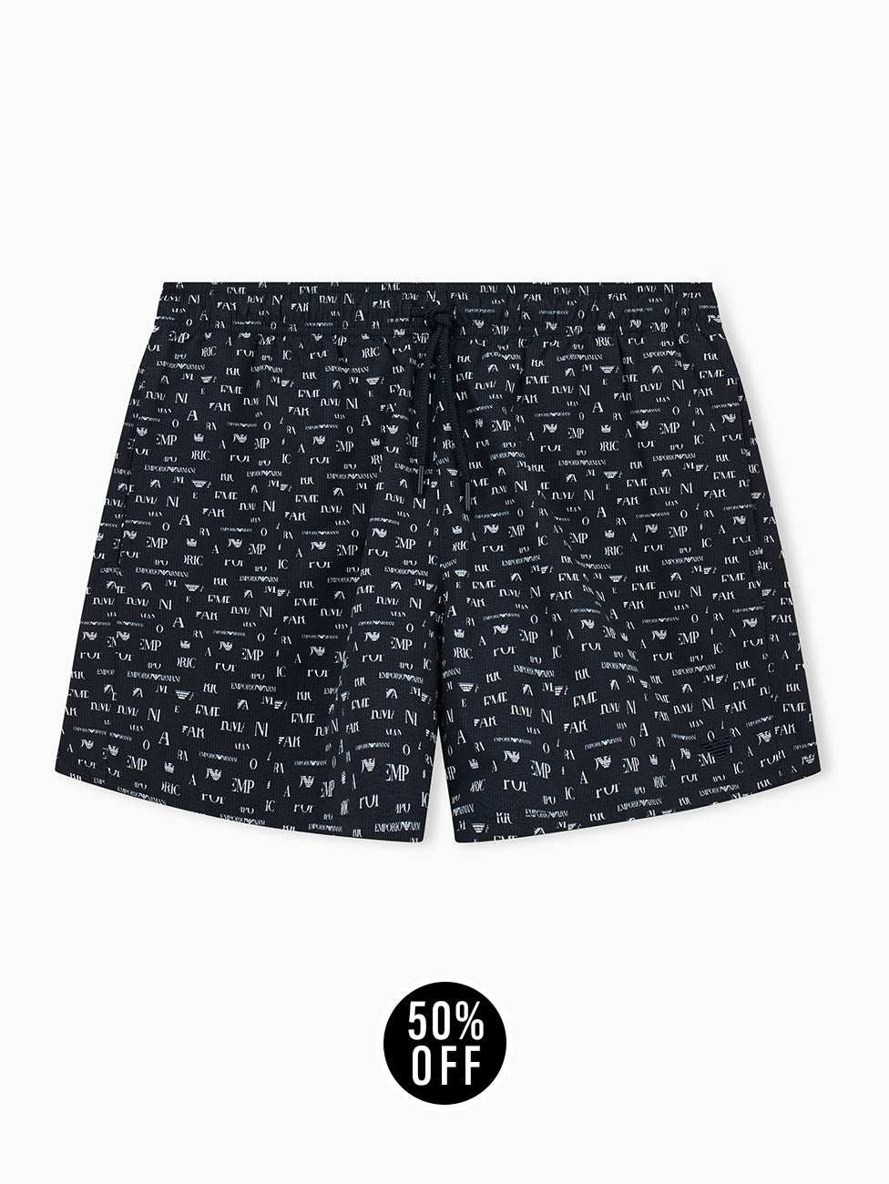 Emporio Armani Small Logo Designs Beach Shorts