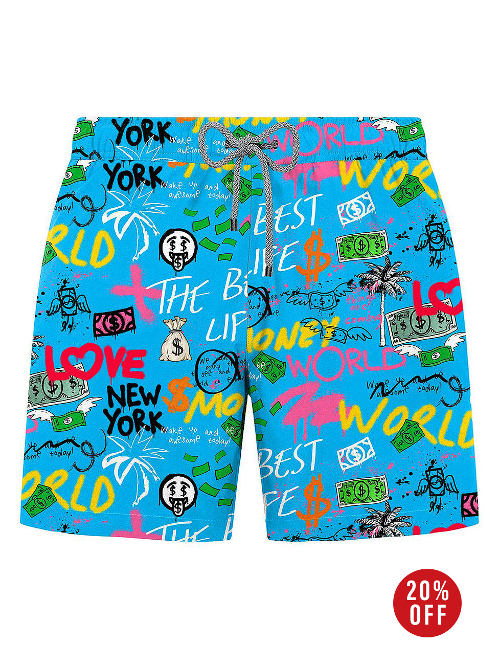 John Frank Richie Printed Swimshorts