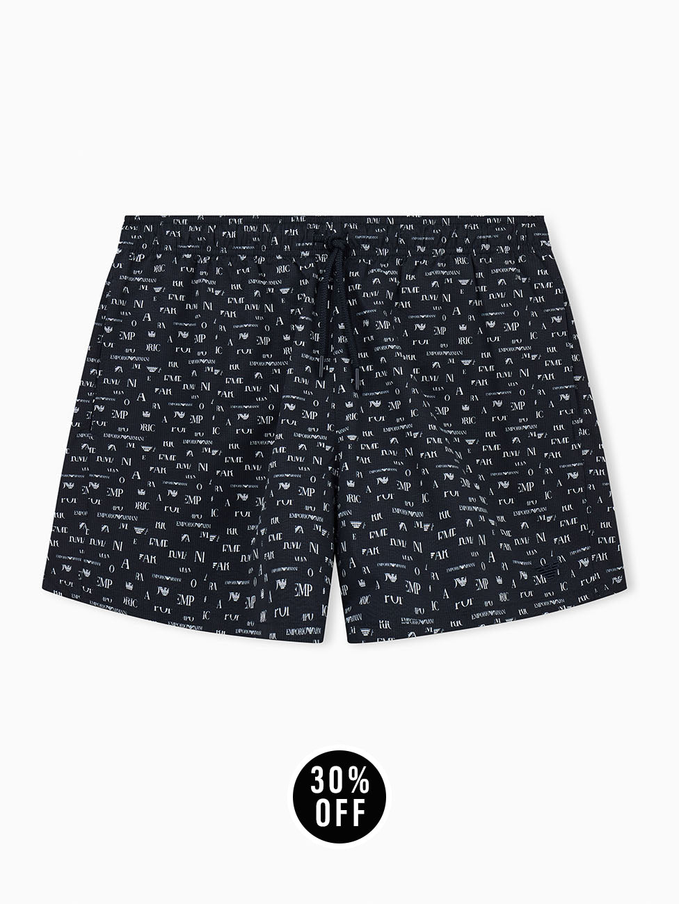 Emporio Armani Small Logo Designs Beach Shorts