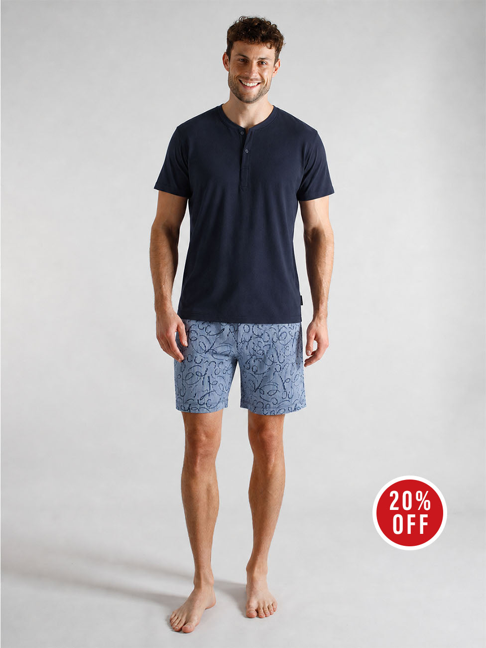 Tom Tailor Navy Short Pyjama