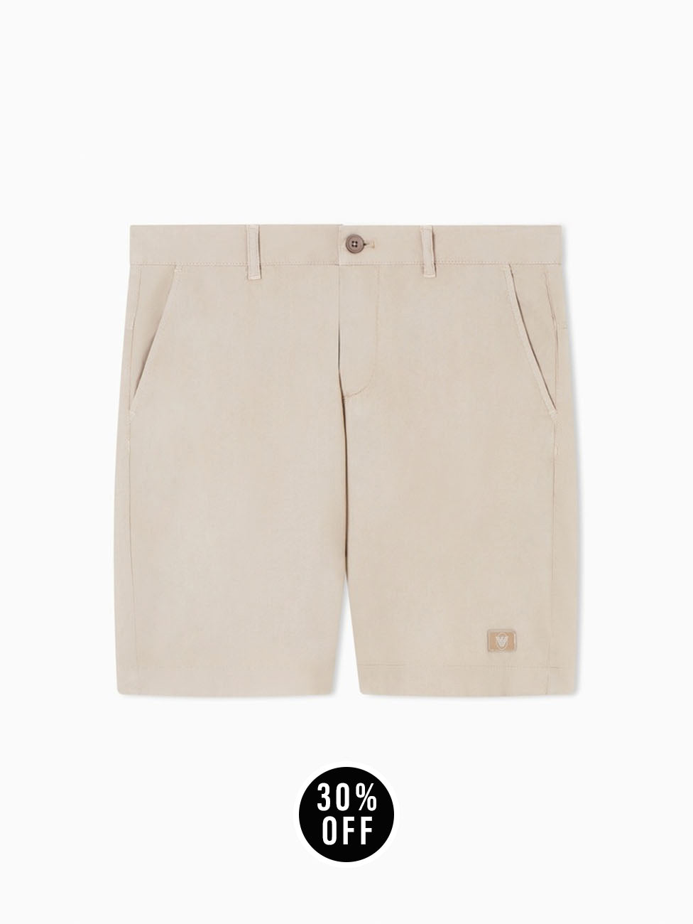 Emporio Armani Satin Label Cotton Shorts