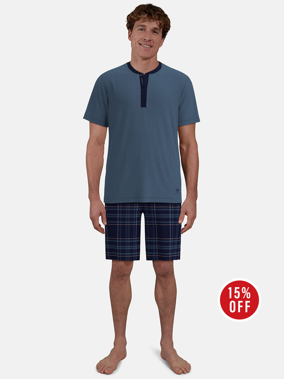 Ceceba Checkered Short Pyjama