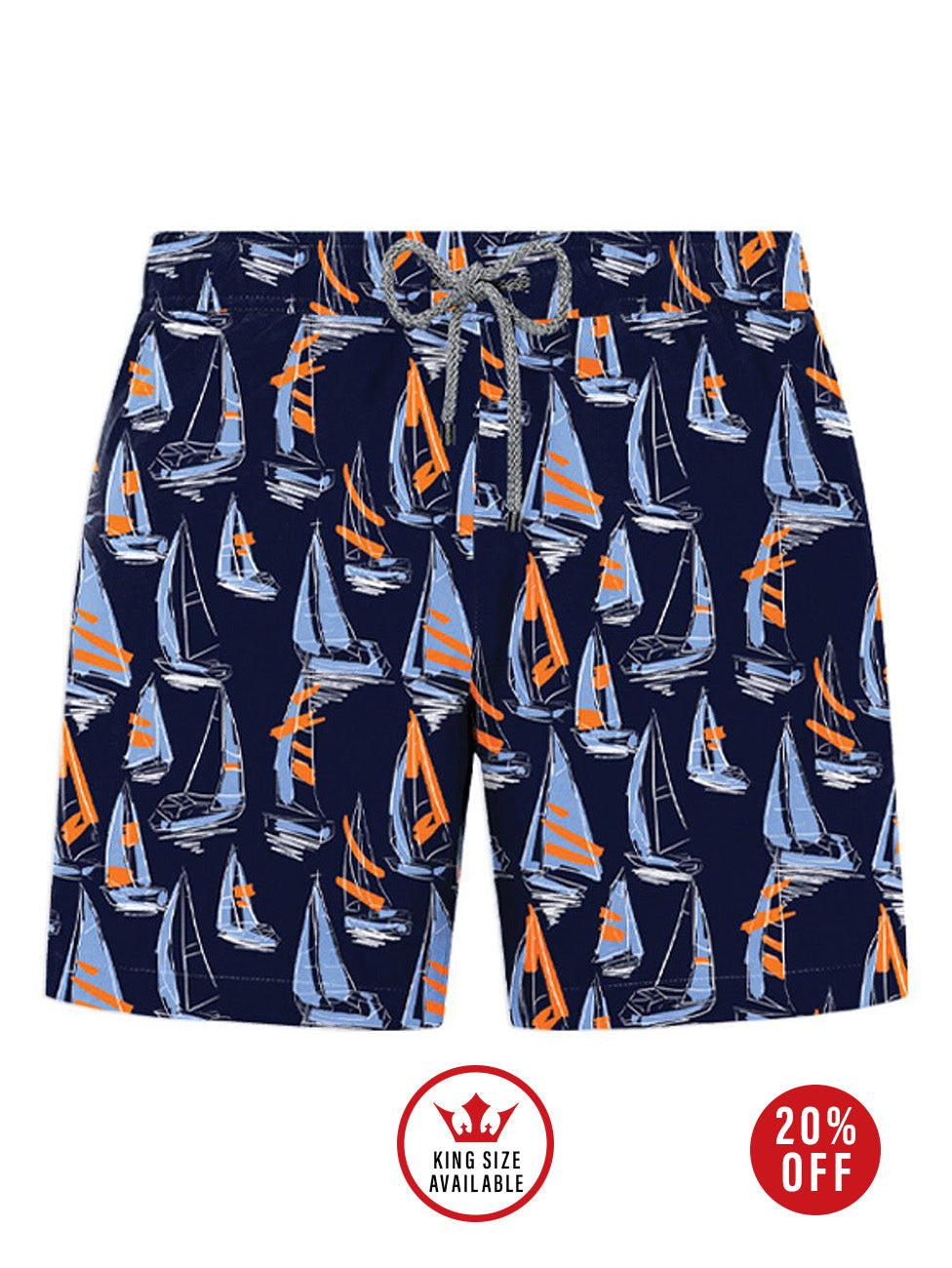 John Frank MAINE All Over Printed Swim Shorts
