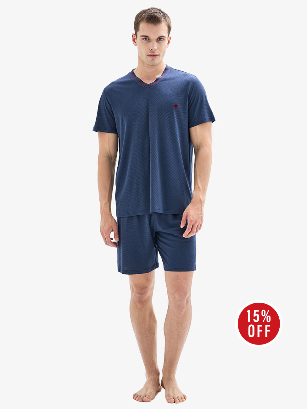 Blackspade Navy Men's Short Pyjama
