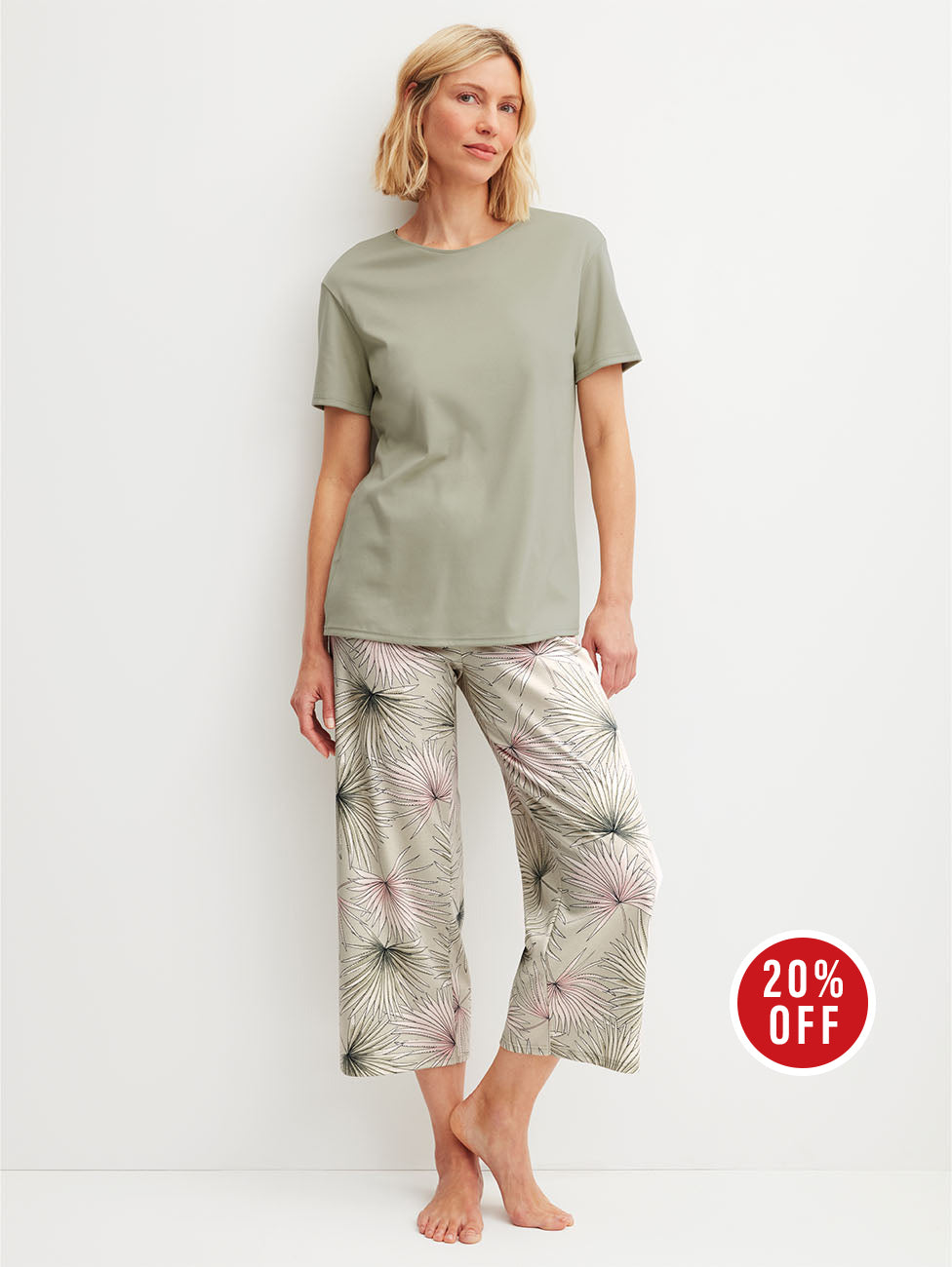 Calida Leaf Dreams Women 7/8 Pyjama