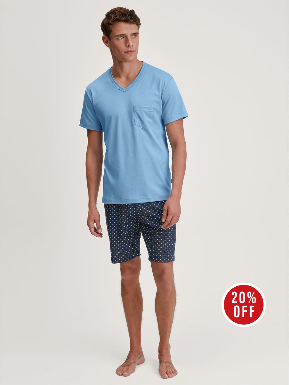 Calida Relax Streamline Men Short Pyjama