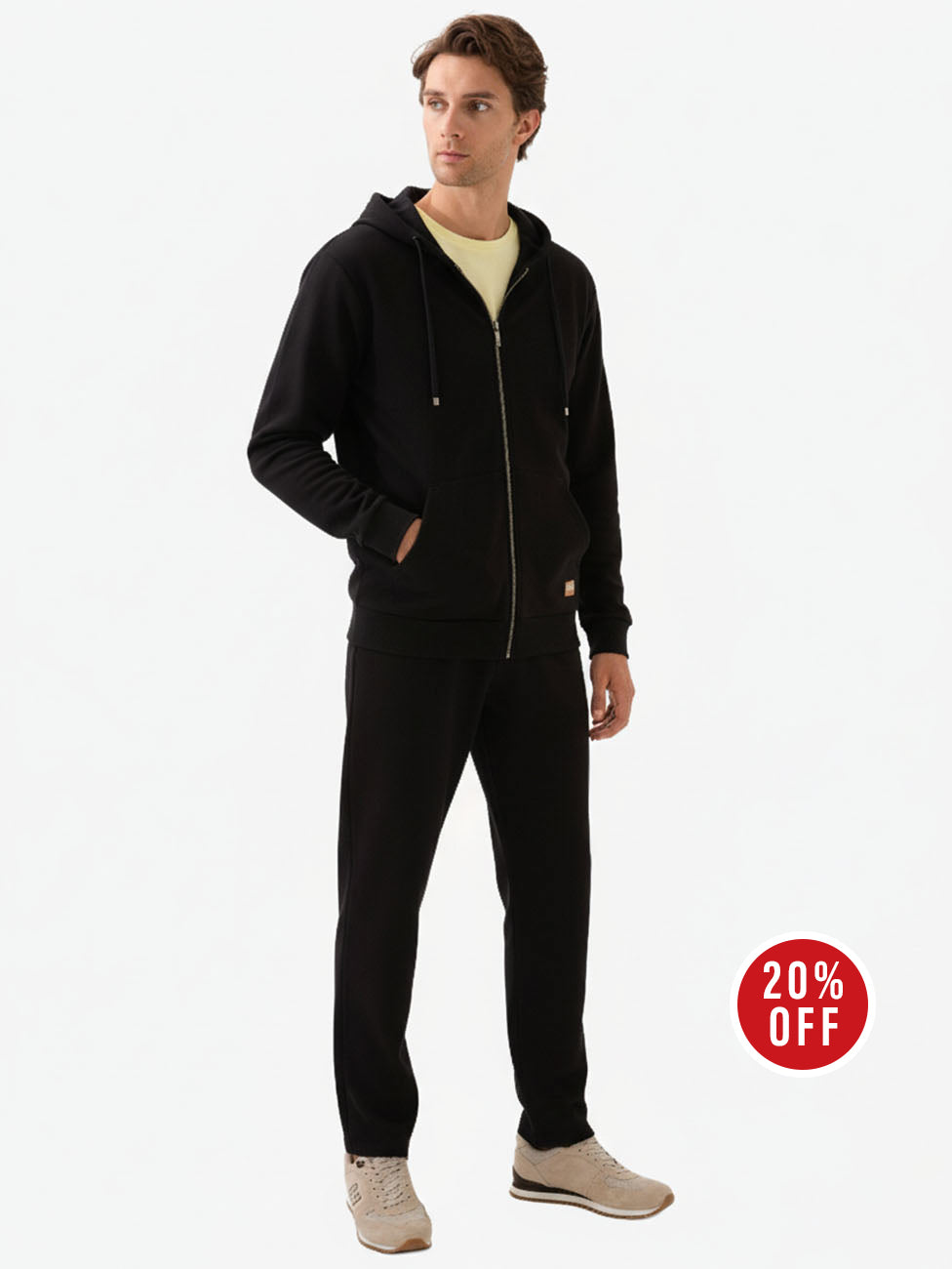 Blackspade Black Men's Loungewear Set